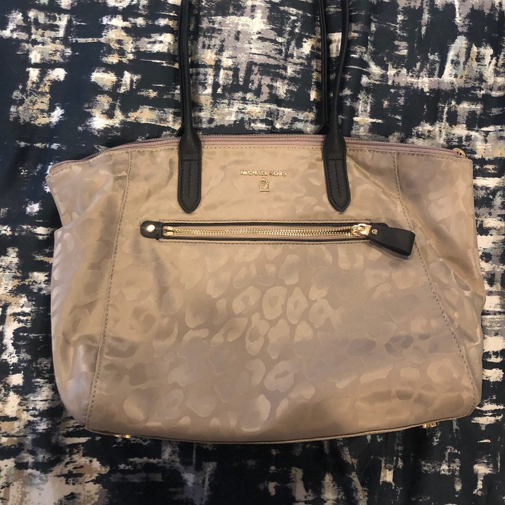 MICHAEL Michael Kors Tan Leopard Tote